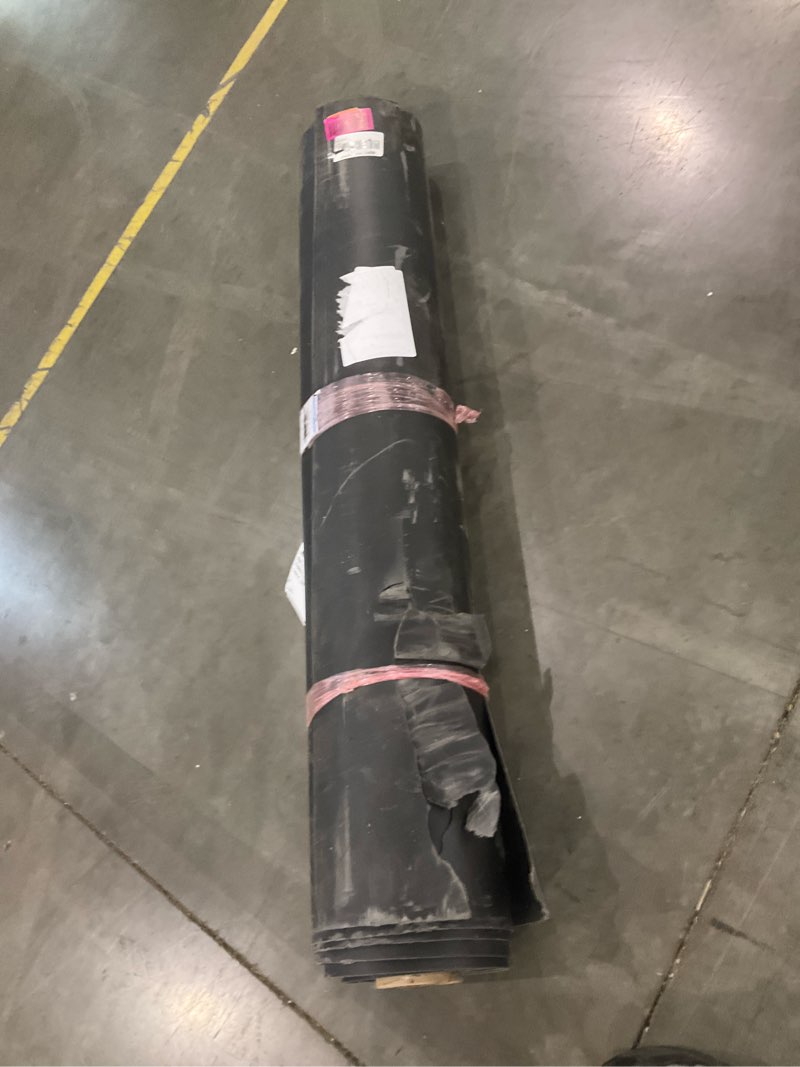 Condition photo showing As Is for Trademark Soundproofing Mass Loaded Vinyl 1lb - MLV Soundproofing for Wall Sound Barrier - Sound Insulation - Made in USA - 4' x 25' Covers 100 sf - Made in USA