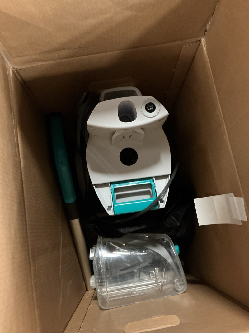 Condition photo showing As Is for hoover smartwash+ automatic carpet cleaner machine for carpet and upholstery, deep cleaning carpet shampooer machine, pair with a hoover carpet cleaner solution for a bright, refreshed home