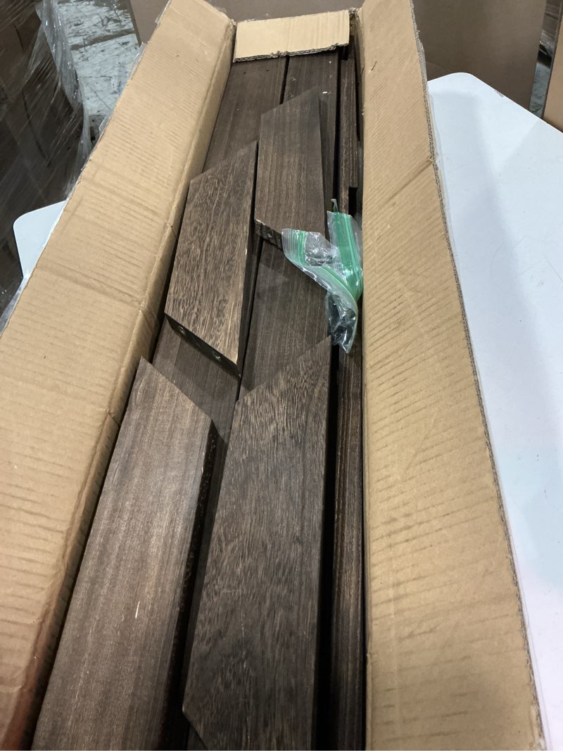 Condition photo showing Good Condition for balsacircle 7 feet dark brown wood backdrop stand square wedding arch - for outdoor party events reception decorations supplies