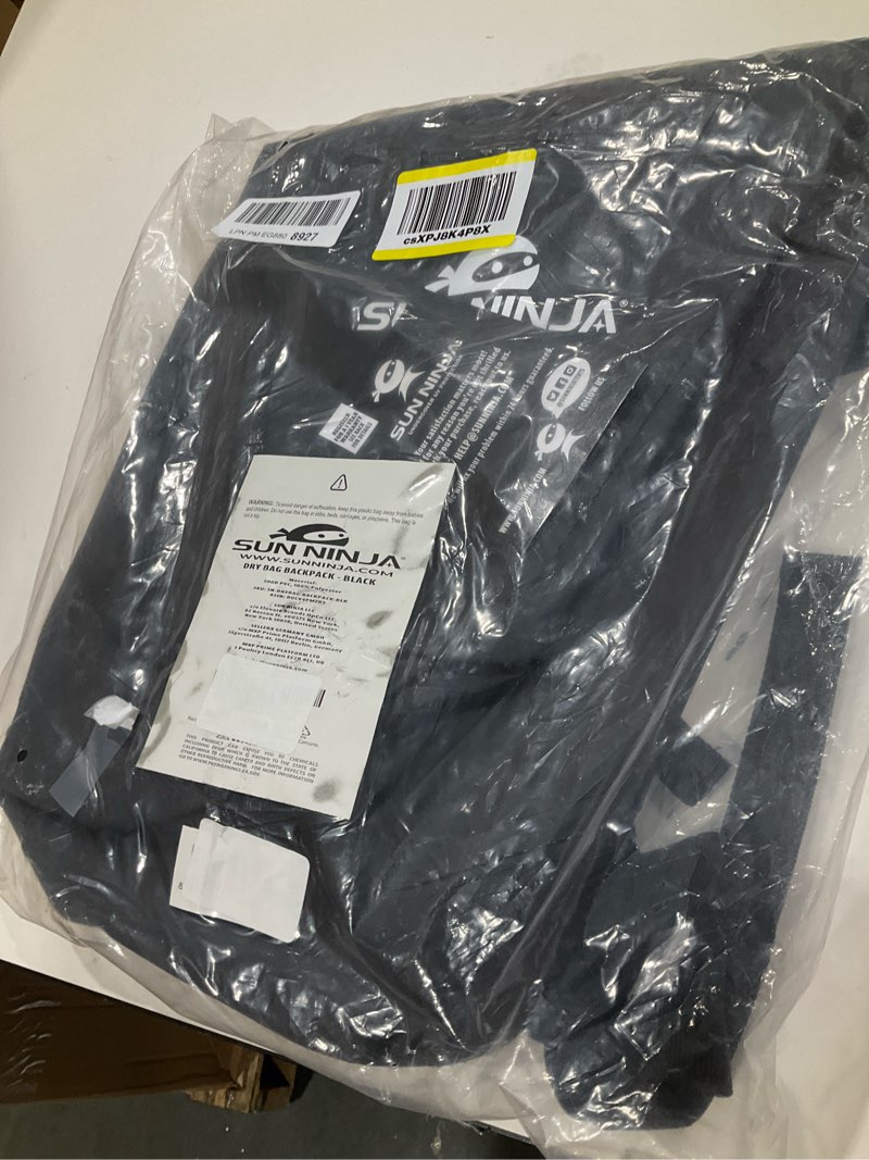 Condition photo showing New/Like New for SUN NINJA Dry Bag Backpack, Waterproof Floating Drybag for Kayaking & SUP, Dry Bags Waterproof Backpack for Men & Women