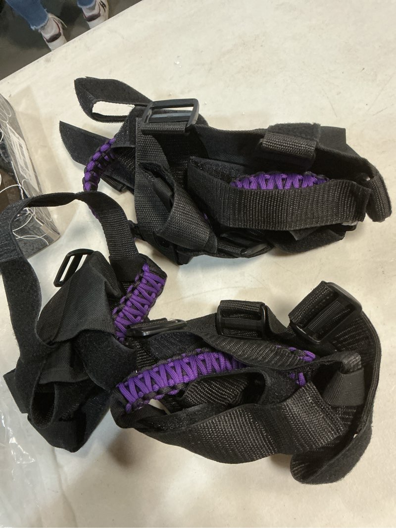 Condition photo showing As Is for savadicar 4 x roll bar grab handles grip handle for jeep wrangler yj tj jk jku jl jlu & gladiator jt 1987-2023, interior accessories, purple