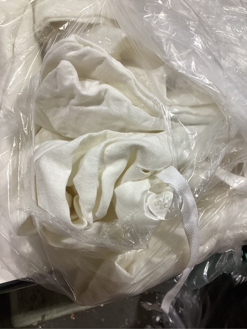 Condition photo showing Good Condition for off white linen sheet duvet cover set quince 