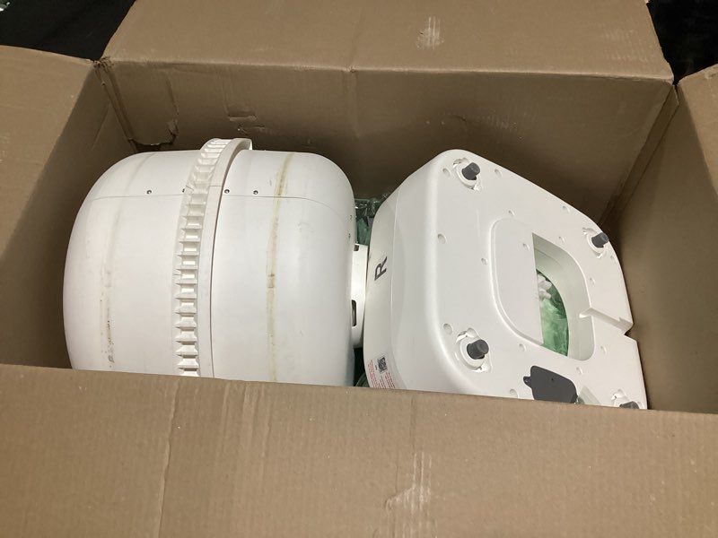 Condition photo showing As Is for Automatic Cat Litter Box Self Cleaning - APP Control - Weight Monitoring - Ultra-Quiet, Medium Cats and Kittens Litter Box, Safe Anti-Pinch?Assembly Required?- White