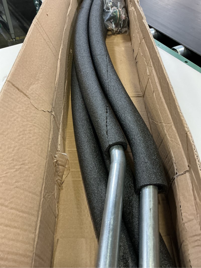 Condition photo showing Good Condition for 2pcs trampoline poles replacement, 1.2mm thick, fits 1.65'' / 4.2cm inner diameter for 10-16ft jumpzylla trampolines, complete kit with protective foam sleeves & mounting hardware curved trampoline poles replacement - 2pcs