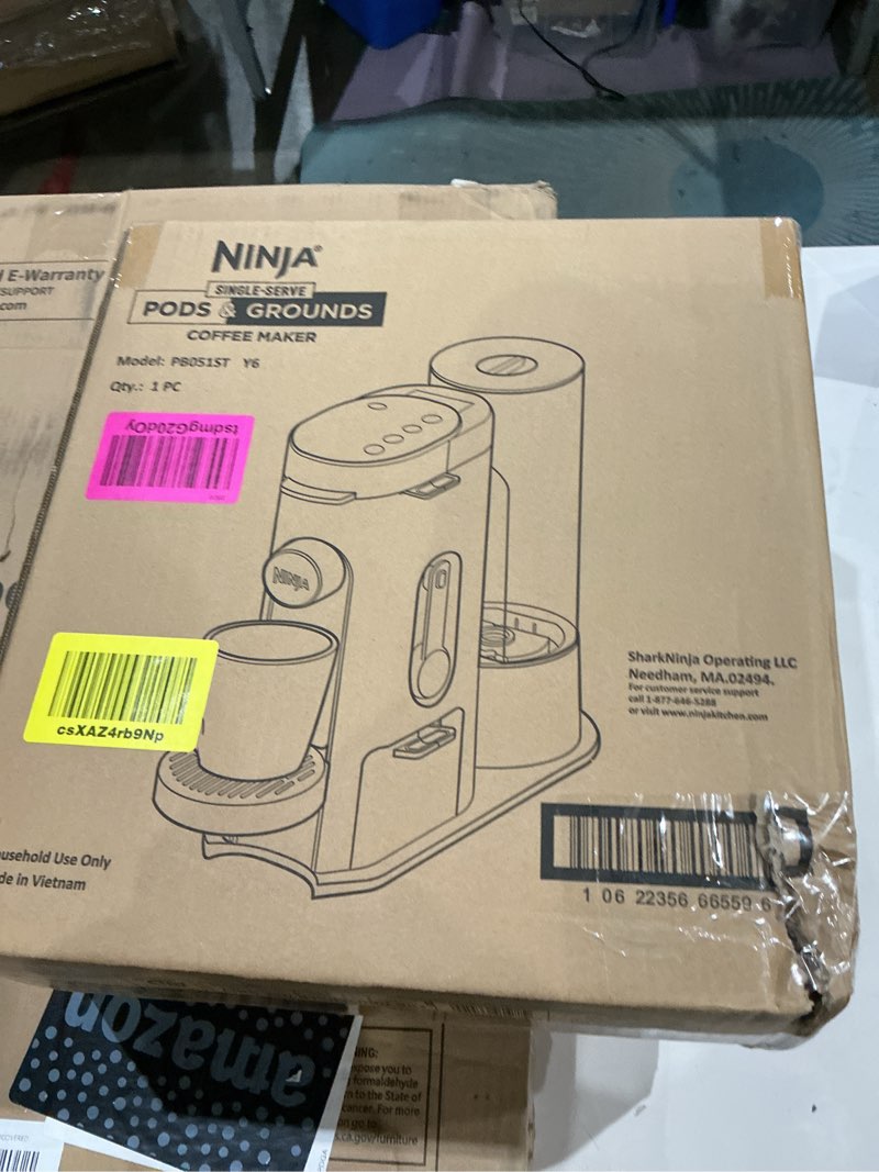 Condition photo showing Good Condition for ninja dualbrew coffee maker | brew coffee grounds & pods | brew classic, rich, over ice, & cold brew | brew single-serve cup to full 12-cup carafe | stainless steel | gp161 12 cup+single serve
