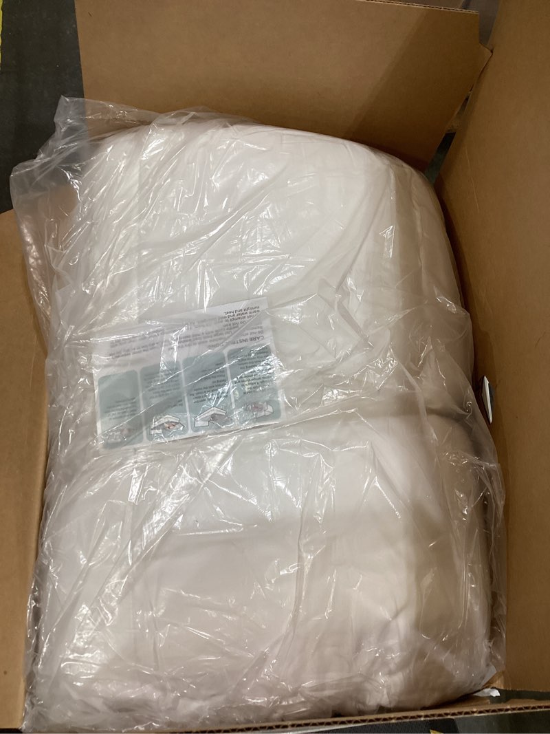 Condition photo showing Good Condition for queen premium cooling 4" dual layer memory foam mattress topper - casaluna™