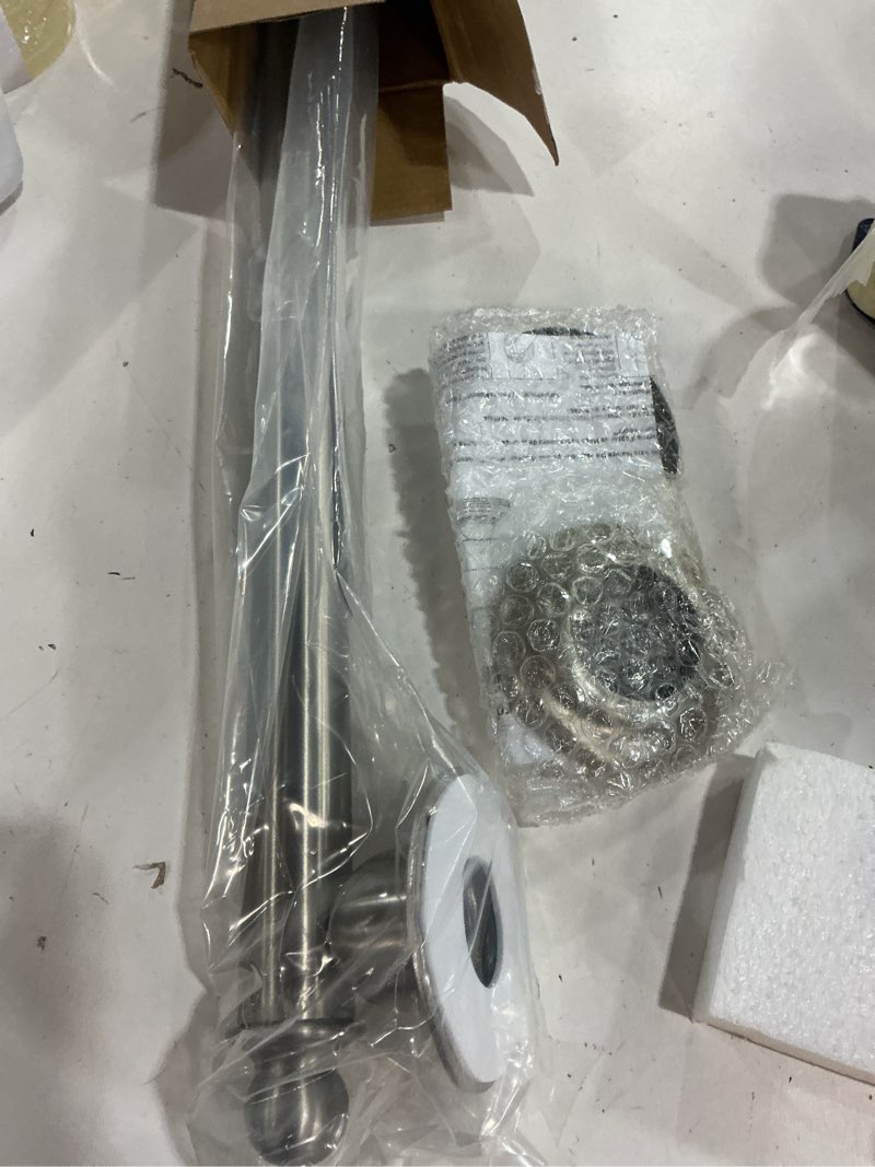 Condition photo showing New/Like New for Moen YG2224BN Bathroom Safety 24-Inch Stainless Steel Traditional Bathroom Grab Bar, Brushed Nickel 24 Inch Brushed Nickel