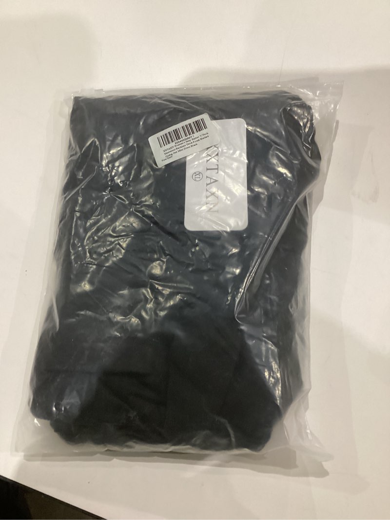 Condition photo showing New/Like New for XXTAXN Women's Sexy Halter V Neck Sleeveless Backless Twist Front Ruched Going Out Mini Dress Black X-Large