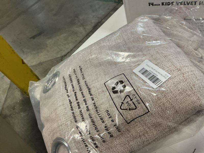 Condition photo showing Good Condition for BGment Taupe Linen Curtains for Living Room 84 Inch Long, Thick Burlap Curtains Privacy Texture Grommet Linen Curtains for Dining Room, Light Filtering Window Curtains Drapes, Each Panel 52 Inch Wide 52"W x 84"L (Pack of 2) Light Taupe