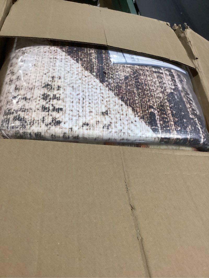 Condition photo showing Good Condition for Area Rug 8x10 Rug Machine Washable Non-Slip Low Pile Print Pattern Western Rug for Living Room Bedroom Entryway Tribal Series -Cream/Camel Cream/Camel 8' x 10' (Rectangular)