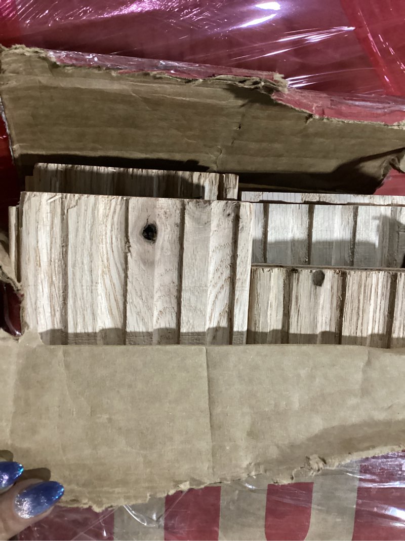 Condition photo showing Good Condition for King Size Bed Frame with Upholstered Wingback Headboard, Easy Assemnly Platform Bed and Heavy Duty Wooden Slats Support, Noise-Free, No Box Spring Needed (Cream, King) Cream King