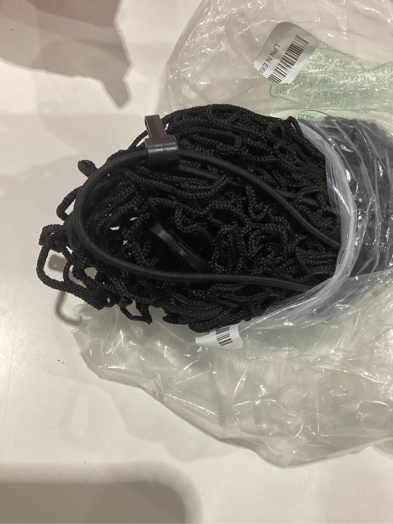Condition photo showing As Is for envelope style cargo trunk net compatible with ford explorer base st xlt new 2026 2025 2024 2023 2022 2021 2020 2019 2018 2017 2016 2015 2014-2011 car rear nylon mesh tailgate netting compatible for explorer