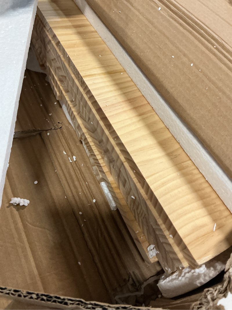 Condition photo showing Good Condition for solid wood shelf covers for wire shelving, wire rack covers for pantry shelves, tool-free & snap-on (5pcs, 20" w x 16" d) 20" length 16" depth