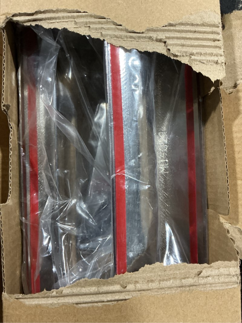 Condition photo showing As Is for Chrome Tailgate Handle Cover, Silver Tailgate Handle Latch, Tailgate Access Cover with Keyhole Camera Hole Replacement for Chevy Silverado 2007-2013