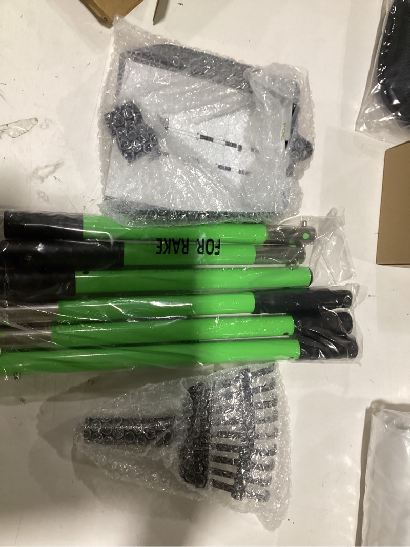 MXF Pooper Scooper, Dog Pooper Scooper Long Handle Stainless Metal Tray and Rake Set for Medium Smal