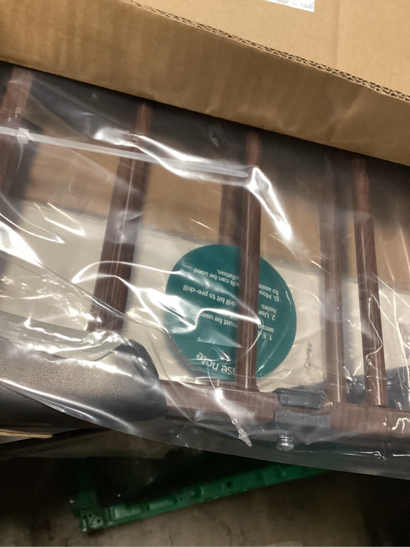 Condition photo showing Good Condition for Babelio Baby Gate for Stairs & Doorways, 26-43" W 28" H No Bottom Bar| Easy Installation| One-Handed Operation| Auto-Close| Hardware Mount (Drill Needed) Safety Dog/Pet Gate (Black Wood Pattern) Black Wood Pattern - B17 28" H, 26-43" W-Standard