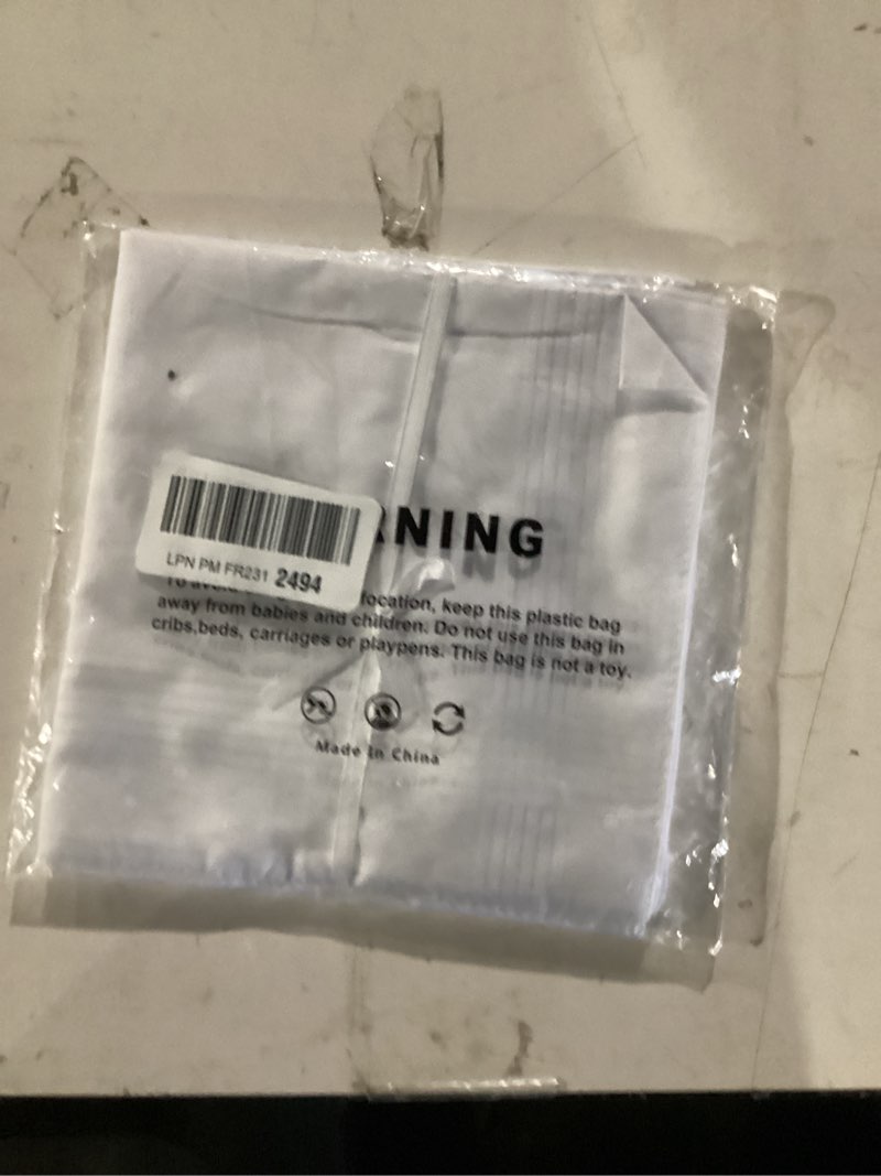 Condition photo showing New/Like New for Scotamalone Men's Handkerchiefs 100% Soft Cotton White Hankie Hankerchieves