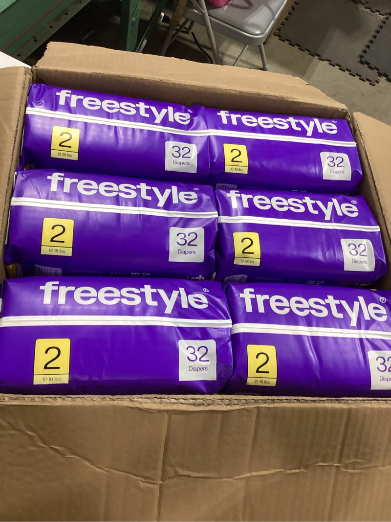 Condition photo showing New/Like New for freestyle bambootek diapers – (size 2) hyper absorbent & non-toxic – disposable diapers for sensitive skin – ultra soft diapers (12-18 lbs) – 192 count size 2 - 192 count