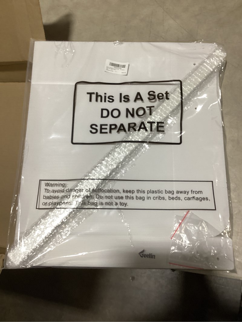 Condition photo showing New/Like New for Geelin 2 Pack 26" x 13.5" Corrugated Plastic Cage Liners Base 1 x 2 Panel Size Guinea Pig Cage Liner for Guinea Pigs Hedgehogs Rabbits Applied with C&C Cages, White