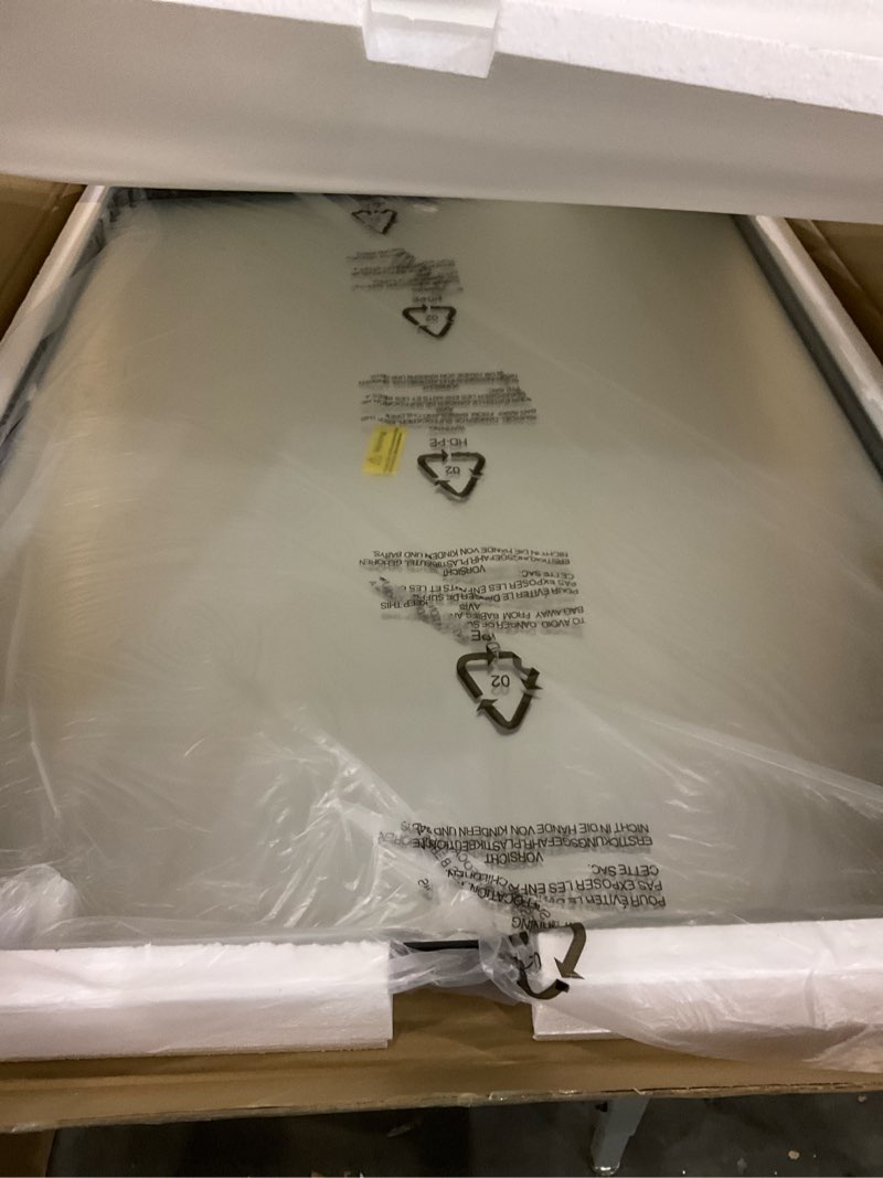 PILOCOS 40 x 30 Inch Black Framed Bathroom Mirror for Wall, Matte Black Wall Mounted Mirrors Bathroo