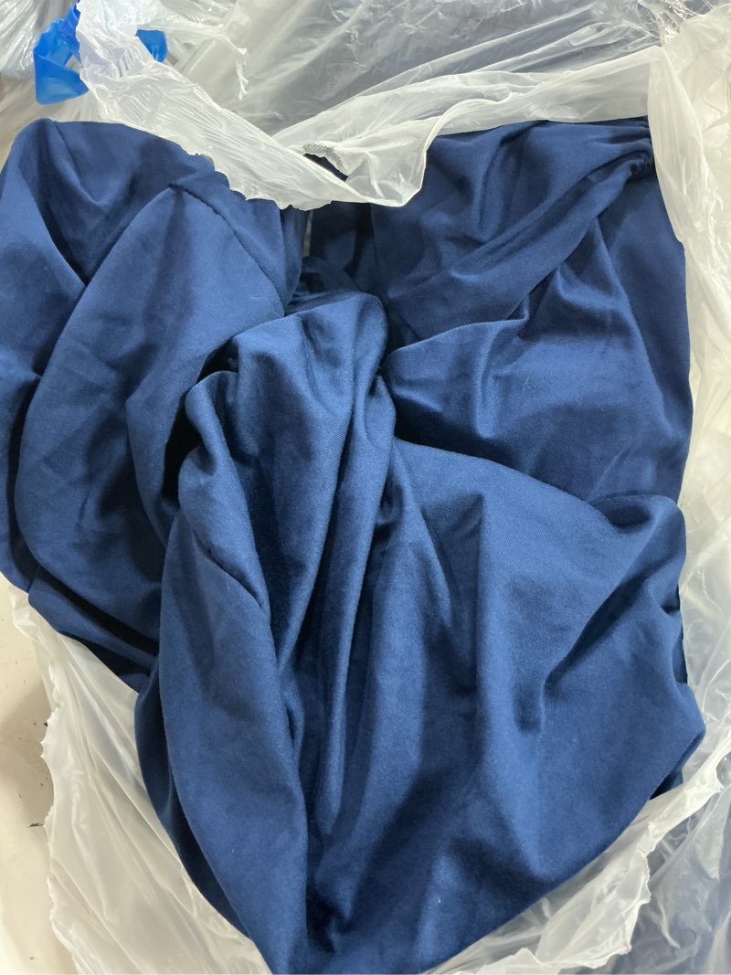 Condition photo showing As Is for smiry waterproof patio cushion covers, stretch outdoor furniture covers | couch slipcovers replacement, washable furniture protector, uv-resistant sofa chair seat cover for outdoor and indoor, 8 pcs navy blue 8pcs