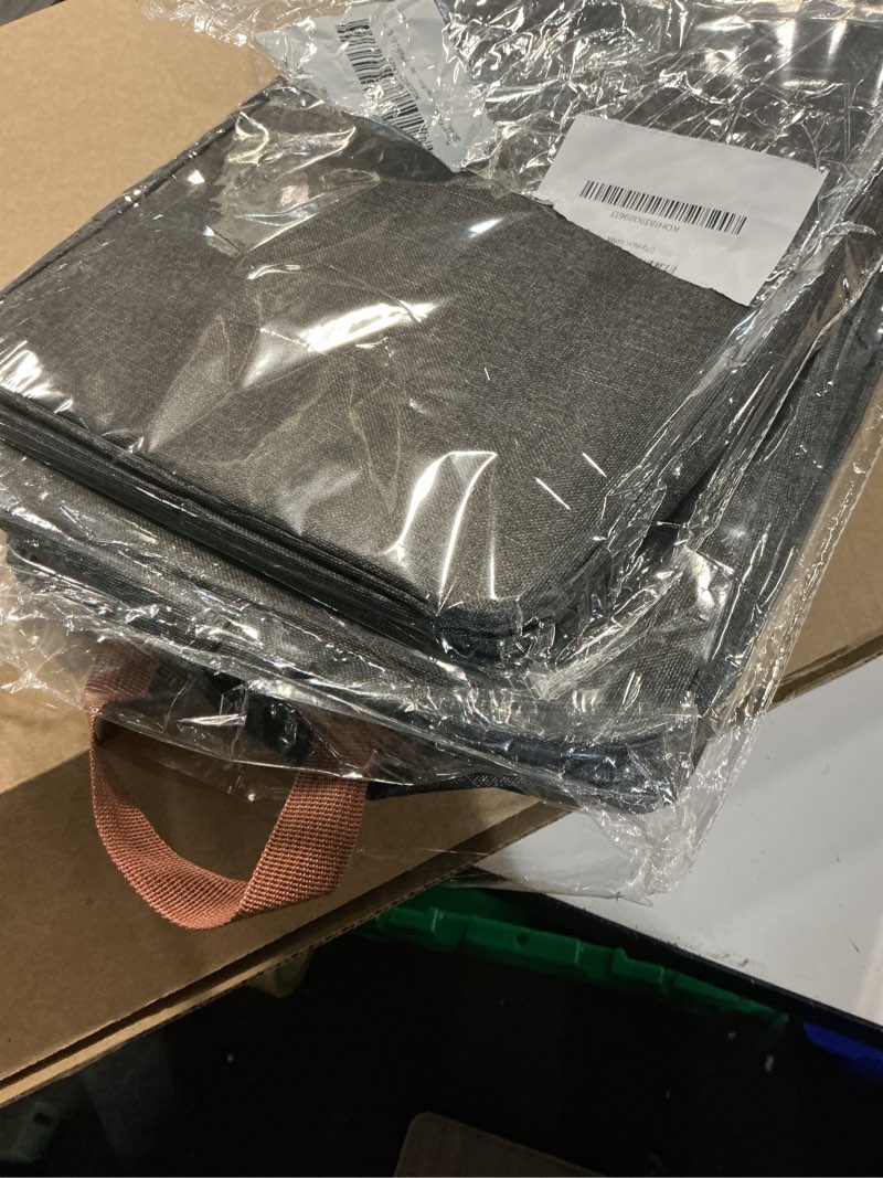 Condition photo showing Good Condition for GRANNY SAYS Closet Storage Bins, Baskets for Closet Organization, Storage Containers, Fabric Closet Bins for Storage, Dark Gray Storage Baskets for Shelves for Nursery Wardrobe, Large, 2-Pack Large - 2 Pack Dark Gray