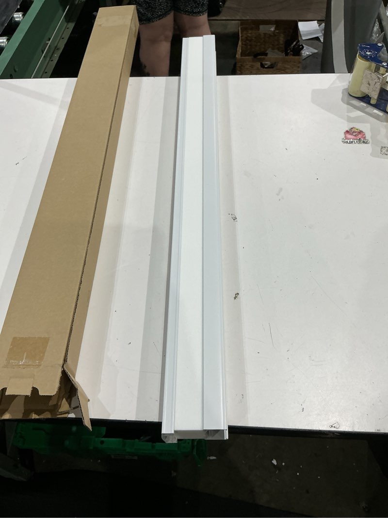 Condition photo showing As Is for blindsavenue cordless light filtering cellular honeycomb shade  9/16  single cell  white 30 - 39 inches 72 inches 34.5  w x 72  h