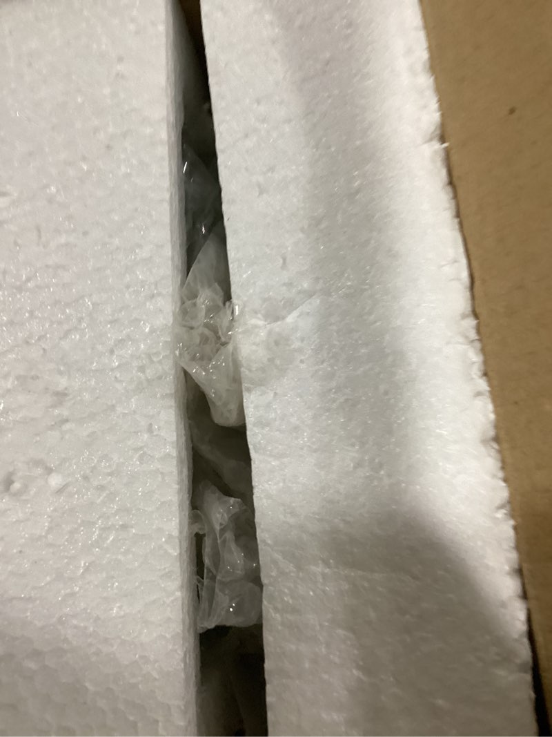 Condition photo showing Good Condition for QFkris 9.9" Hand Blown Glass Conch Seashell Figurine Home Decor Art Glass Sea Shell Sculpture Aquamarine