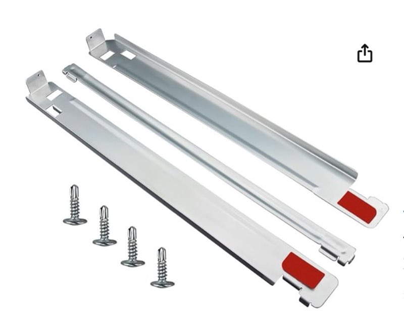 kstk1 27-inch washer dryer stacking kit replacement for lg laundry washer and dryer - solid metal wi