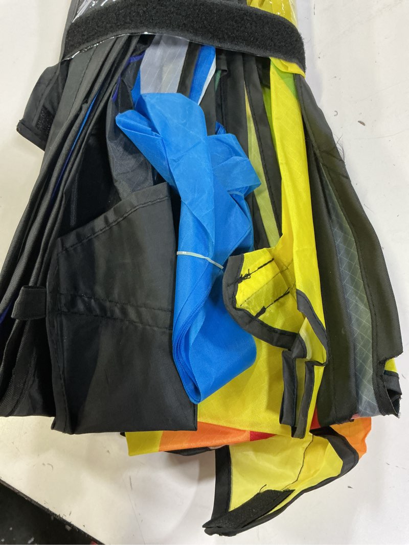 Condition photo showing As Is for delta kite set for kids and adults,extremely easy to launch for beginners, perfect for beaches and parks,ites for beach trip park family outdoor games and activities (speed triancle 3-piece set, 3) 3 speed triancle 3-piece set