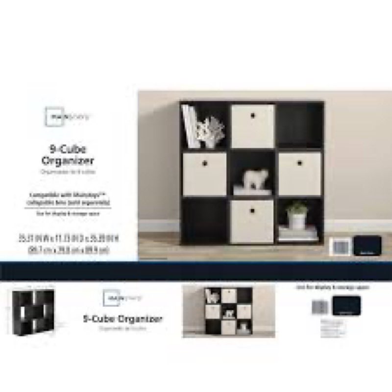 MAINSTAYS 9-Cube Organizer 