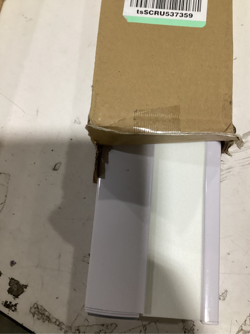 Condition photo showing Good Condition for no drill cellular shades for indoor windows, thermal insulating & noise reducing honeycomb blinds, cordless free stop blinds light filtering, white, 26 1/2" w x 64" h 26 1/2"w x 64"h white(light filtering)