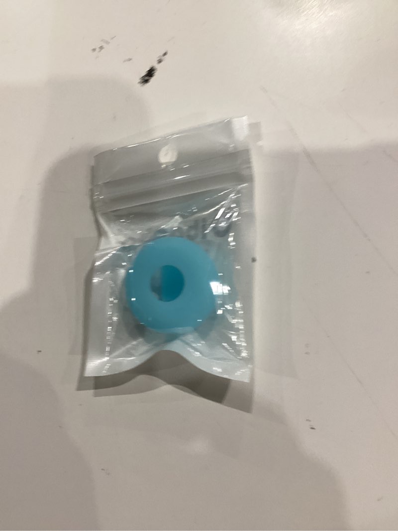Condition photo showing New/Like New for Airtag Holder for Dog Collar, Cibaabo Silicone Air Tag Case Cover Compatible with Apple Airtags for 0.8-1.2inch Cat Pet Collar Harness Loop Luminous Blue 1 Pack