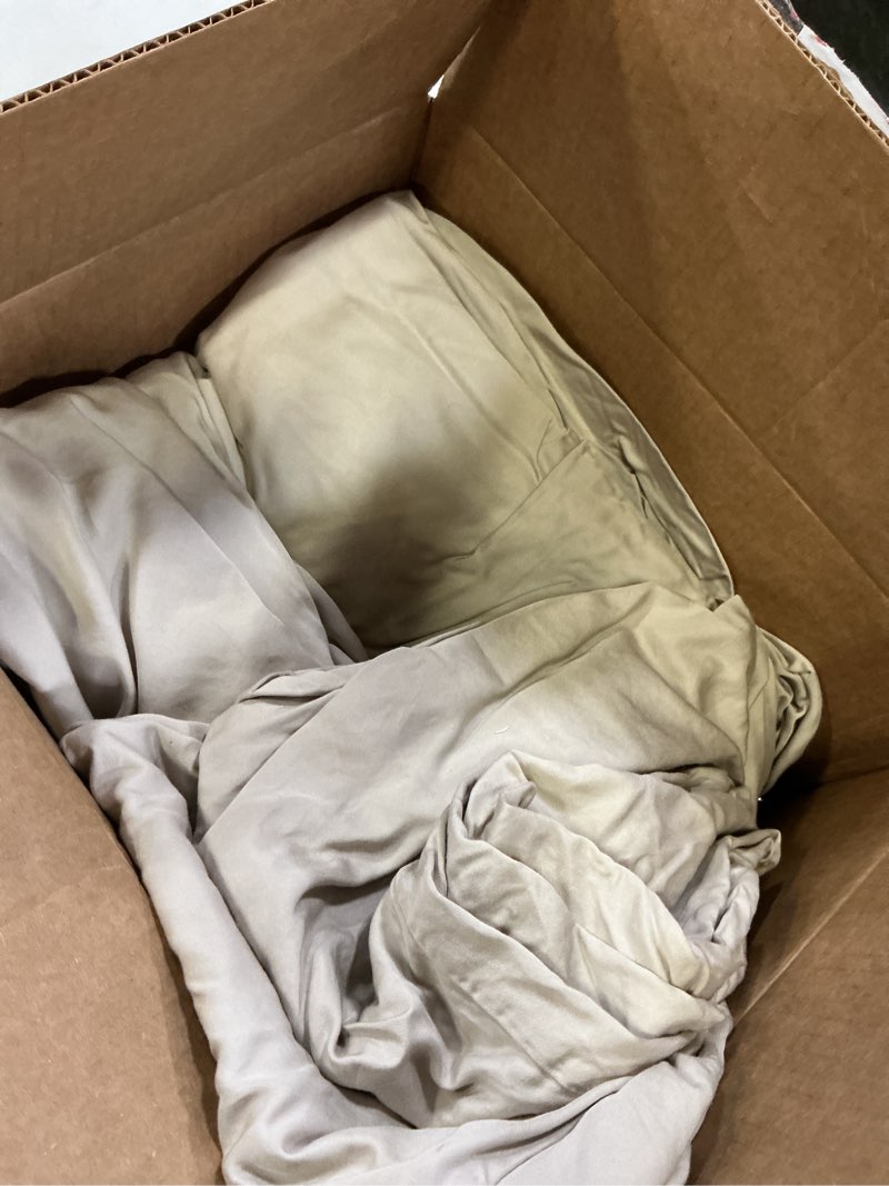 Condition photo showing Good Condition for bamboo sheet set, king, sand