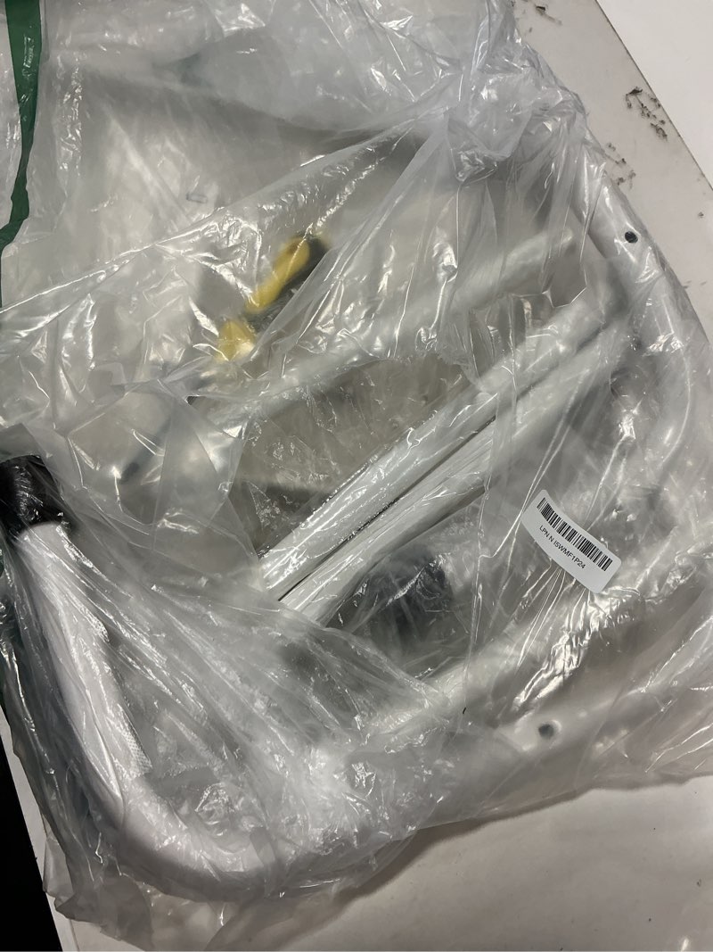 Condition photo showing As Is for Sattiyrch Step Stool with Handle for Ederly,Sturdy and Lightweight Stool with Anti-Skid Platform,Easy Assmbly,Safely Supports up to 350 Pounds with 9.5 Inch White