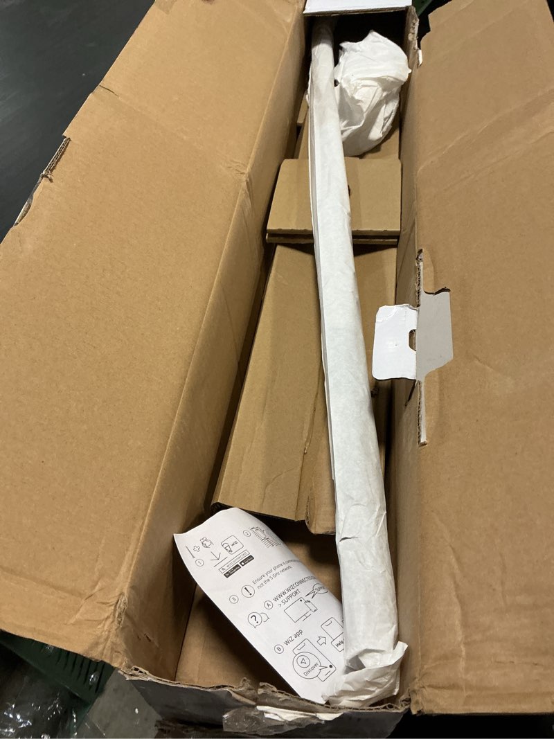Condition photo showing Good Condition for WiZ Connected Smart Floor Lamp - Dimmable Lamp for Living Room with Dual Color Zones - 2.5Ghz Wi-Fi - Compatible with Alexa and Google Assistant - 1 Pack Single Color