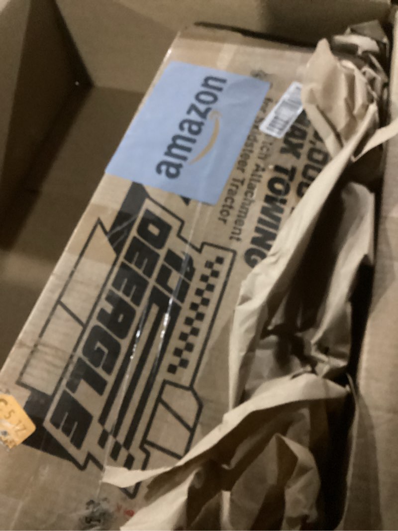 Condition photo showing New/Like New for deeagle skid hitch attachments for skid steer, tractors 5,000/20,000 lbs capacity, fits 2 inch receiver, universal quick attach plate