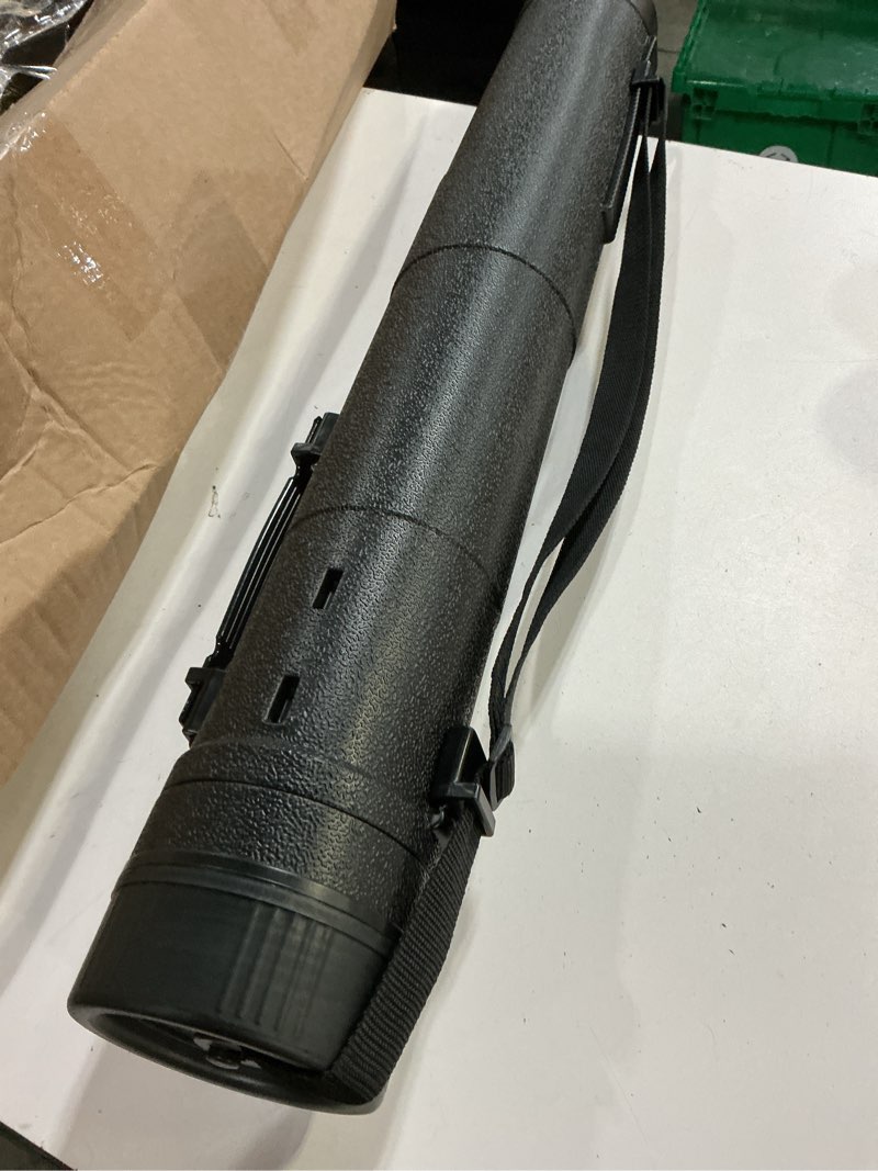 Condition photo showing Good Condition for flexzion poster, art, document tube with strap, expandable waterproof plastic container, telescoping cylindrical storage case, portable paper holder for draft sketch blueprint, 4.7 idx31.7-51.2 inch extra large