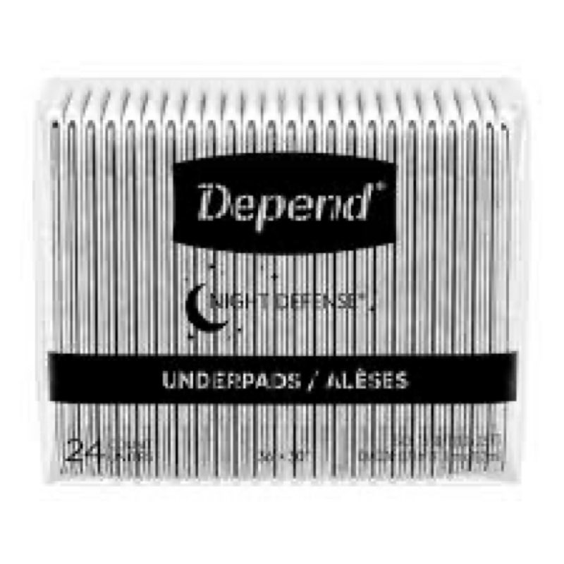 depend underpads xl, disposable incontinence bed pads for adults, 36" x 30", 48 count