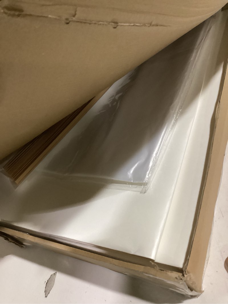 Condition photo showing Good Condition for 30 Gallon Disposable Trash Cans with Built-in Handles, 4 Pack Extra Large Portable Trash Can, Waterproof Layer Reusable Garbage Can, Recycling Bins, Extra-Thick Recycled Cardboard, Perfect for Parties White 30Gallon