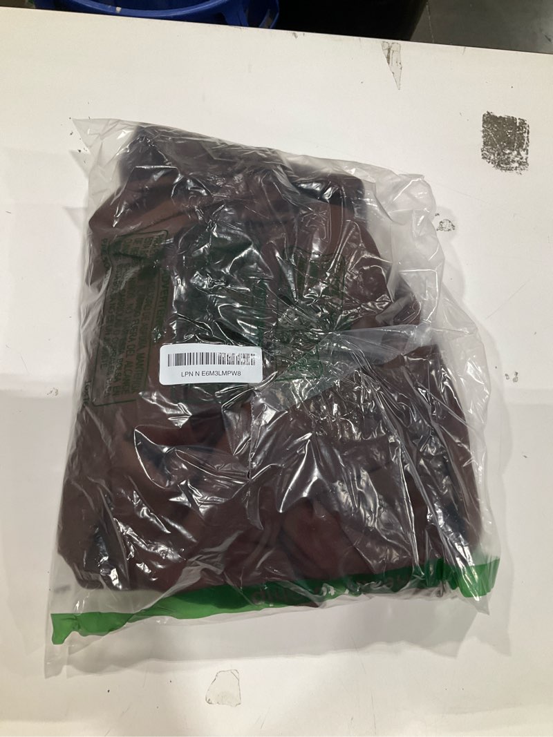 Condition photo showing Good Condition for ltakk renaissance costume women hoodie medieval pirate dress high low corset ren faire overdress with hood brown large
