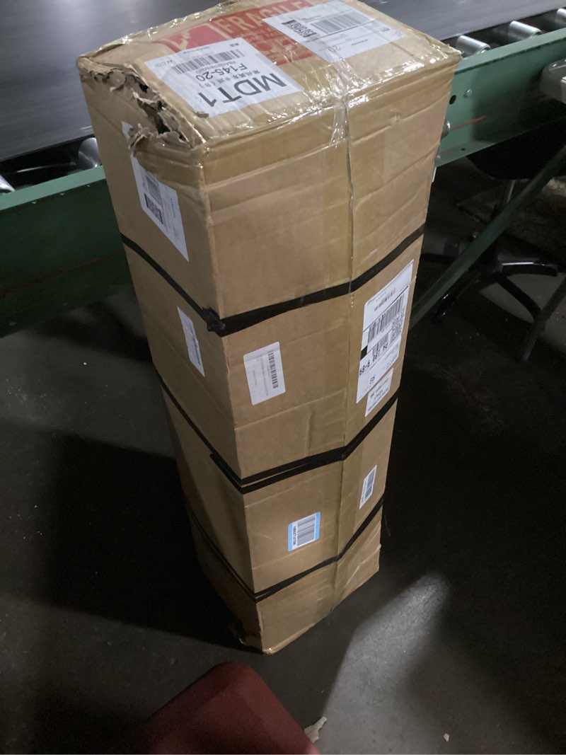 Condition photo showing Good Condition for PROLEE Flower Display Stand with 12 Buckets, Flower Stand Metal with Wheels, Flower Cart 3 Layers, Flower Stand Metal with Wheels, Moving Florist Bouquet Shelf, Rectangular Rack, White