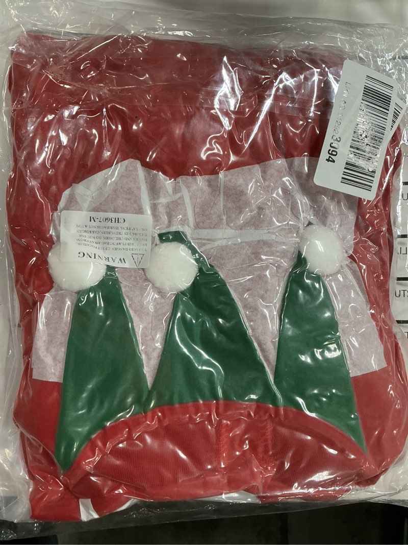 Condition photo showing New/Like New for Girls Elf Costume Christmas Elf Dress Suit for Girls Christmas Santa's Helper Costume 5-6 Years