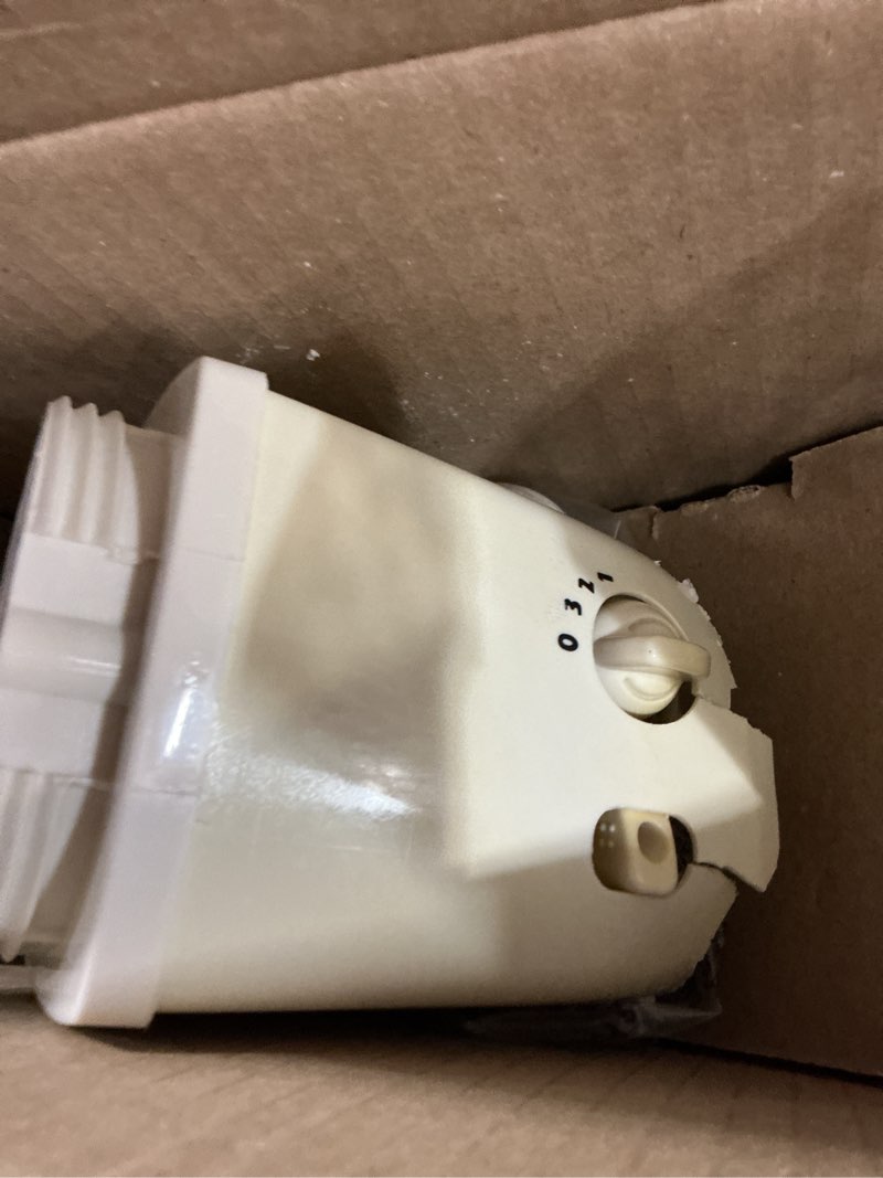 Condition photo showing As Is for lasko 2520 oscillating stand fan,white 16 inch