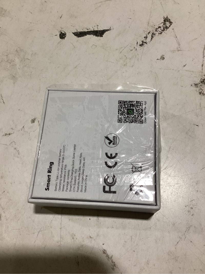 Condition photo showing As Is for aichiken smart ring health tracker, sleep&exercise monitor heart rate,blood oxygen,fitness trackers 