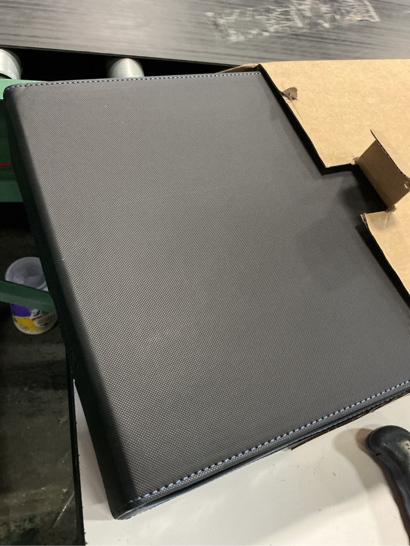 Condition photo showing Good Condition for Trading Card Storage Box with Handle, 5-Row Portable Leather Game Case for 4000+ Cards,Blue Card Collection Box with Commander Display Window for MTG, Yugioh, and Sports Cards,Gifts for Card Collector