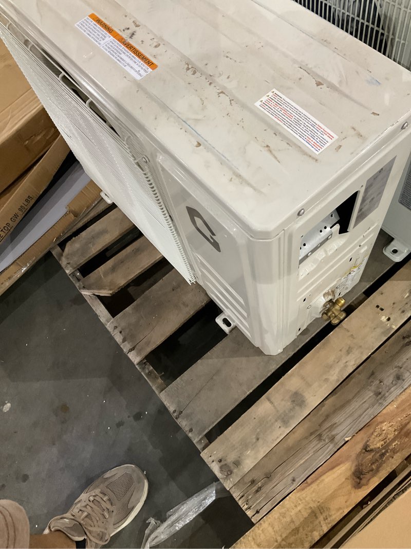 Condition photo showing As Is for air conditoner