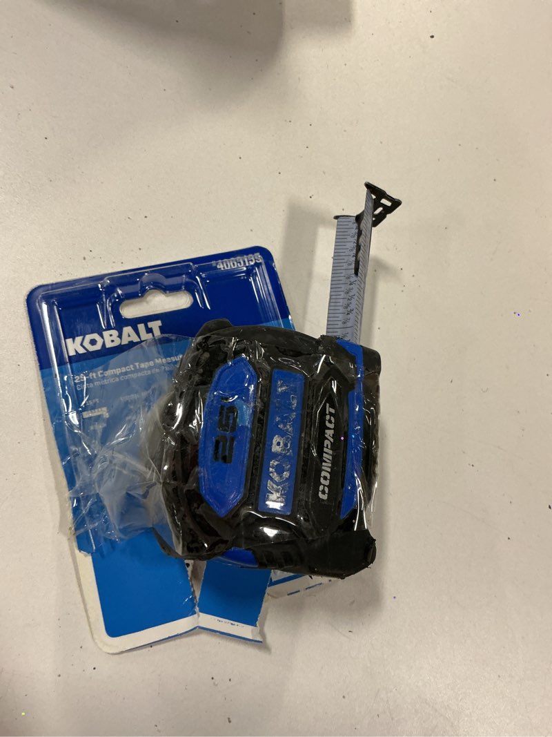 Condition photo showing As Is for Kobalt Compact 25-ft Tape Measure