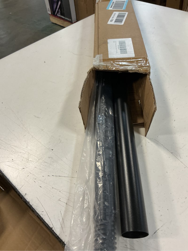 Condition photo showing Good Condition for fadoty tension curtain rods no drilling, extra long tension rod 41-88 inch, heavy duty shower curtain rod for outdoor patio bathroom windows room divider, adjustable, anti-slip, no rust, black black 41-88inch