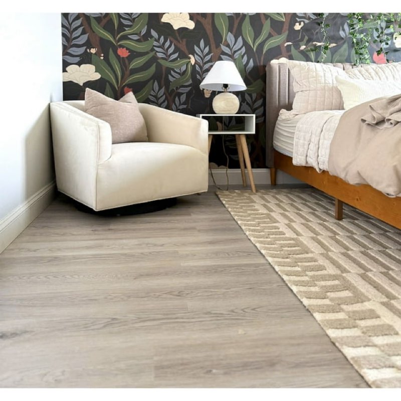 (3 boxes x18.6sqft per box = 55.8 sqft )select surfaces hemingway rigid core vinyl plank flooring